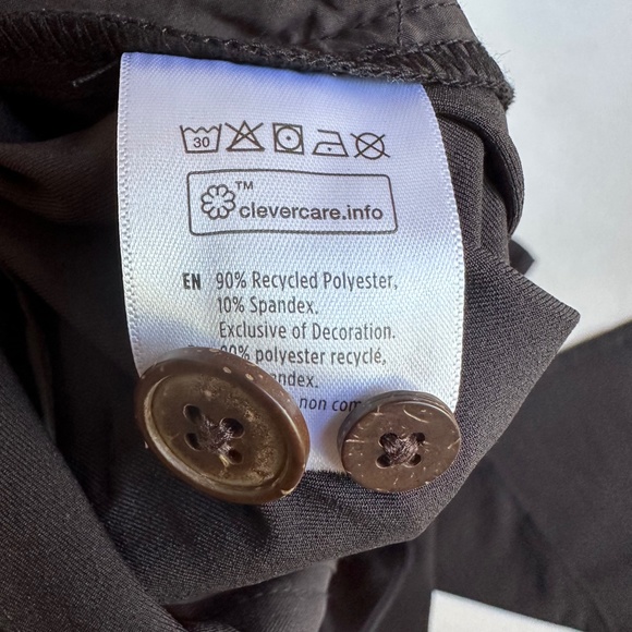 Tentree Black InMotion Chino Pants Size 32X32 - Picture 3 of 5